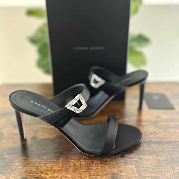Giuseppe Zanotti Women's Crystal Embellished High Heel Sandals - Picture 1 of 9
